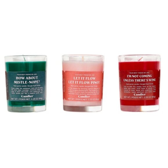 Ryan Porter Votive Candles Set of 3 Limited Edition 2.25oz Soy Winter Scents NEW - Picture 5 of 5